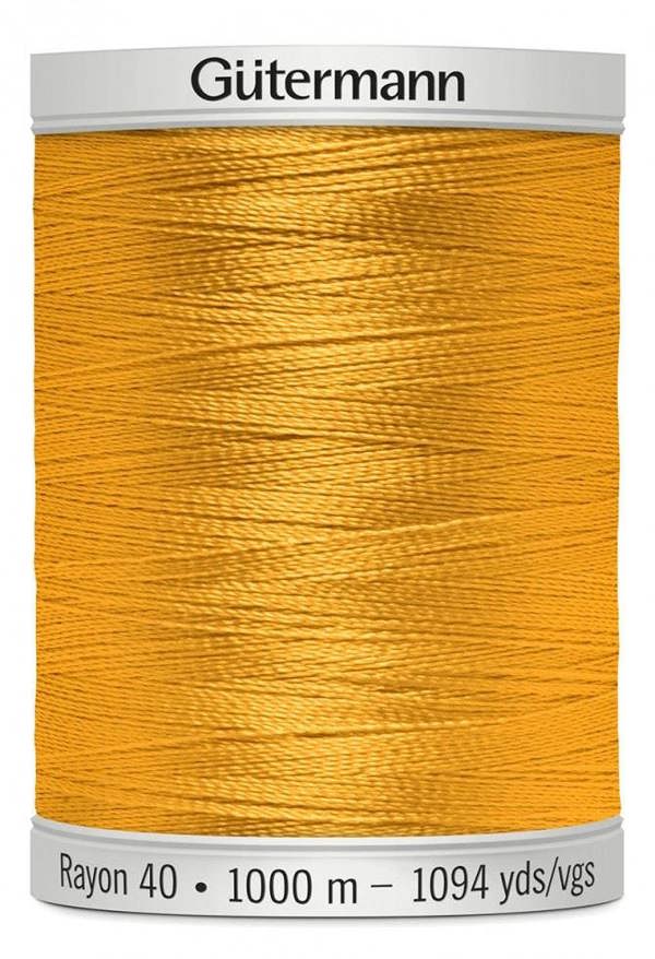 Gutermann No 40 Sulky Rayon Embroidery Thread 1000m Rayon Thread Suitable For Embroidery