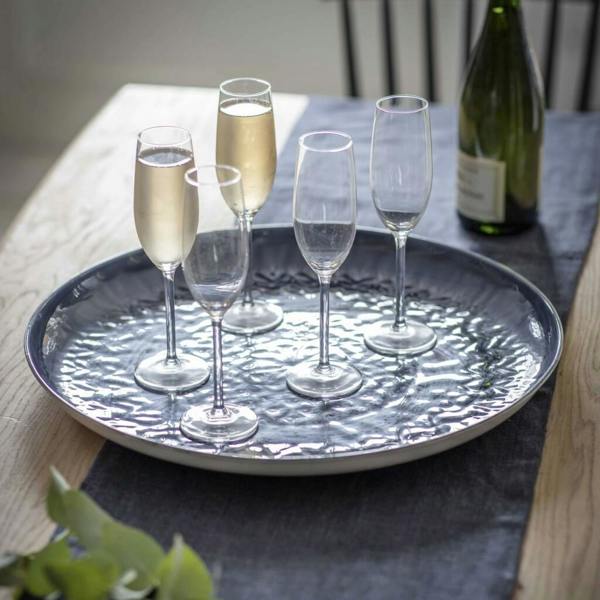 Floral And Geometric Serving Tray - main product image