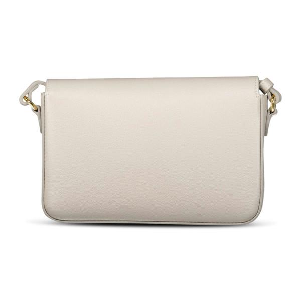 Burberry 'New Hampshire' Leather Shoulder Bag Limestone Grey - chancefashionco