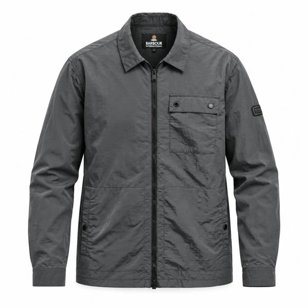 Barbour International Inline Overshirt Asphalt
