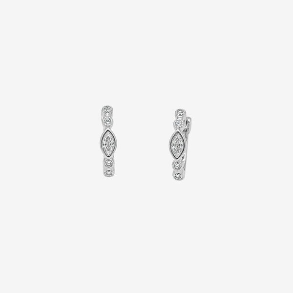 Uchi & Soto Enso Stone Huggie Hoop Earrings