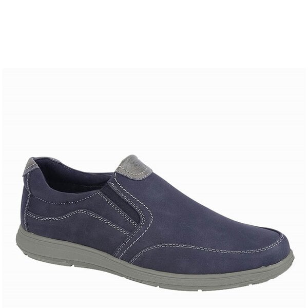 Scimitar M 353 Twin Gusset Casual Trainers - Navy
