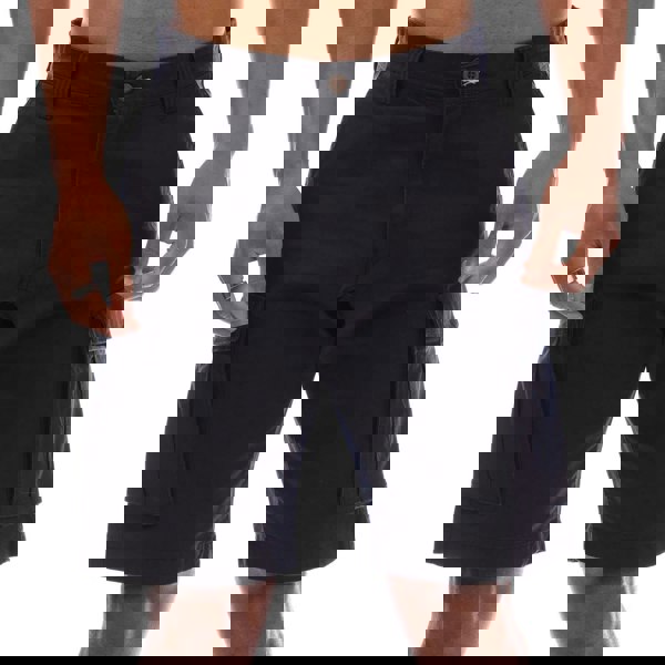 Gant Mens Twill Relaxed Fit Cargo Shorts - Navy