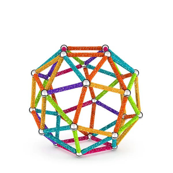 Geomag Classic Magnetic Glitter Panels - 142 Pieces