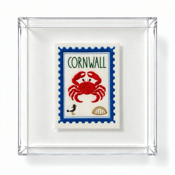Lilly Loves Cornwall Inspired Postage Stamp Artwork