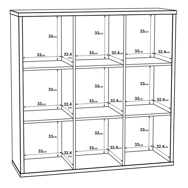 Wyld Haus Shanghai Concrete Grey 3x3 Storage Unit