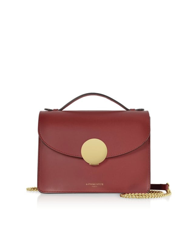 Le Parmentier New Ondina Top Handle Shoulder Bag - Burgundy
