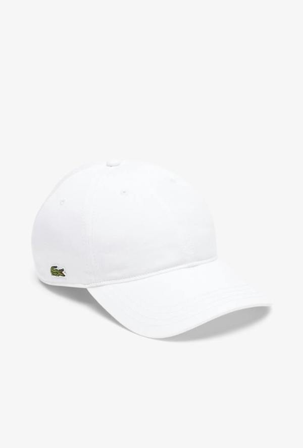 Lacoste Men's Cotton Twill Cap - One Size - White