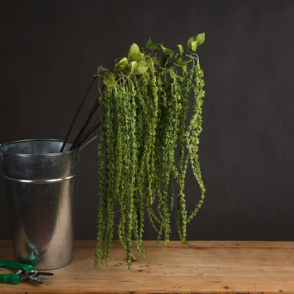 Wyld Haus Set of 3 Artificial Flowers Green Amaranthus Stems