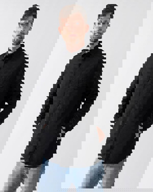 Armani Exchange Armani Exchange Mens Logo Pocket Overshirt