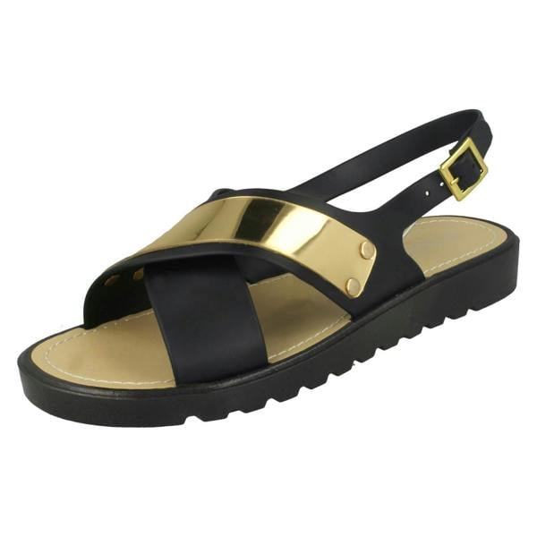 Savannah Ladies Savannah Cross Over Summer Sandals
