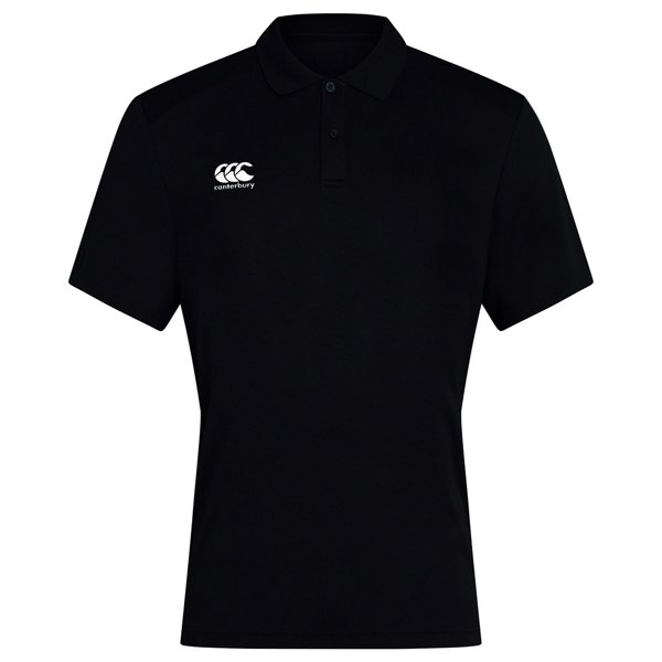 Canterbury Mens Club Dry Polo Shirt - Black