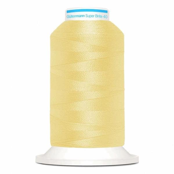 Gutermann Super Brite Polyester 40 Embroidery Thread 1000m Polyester Thread Suitable For Embroidery