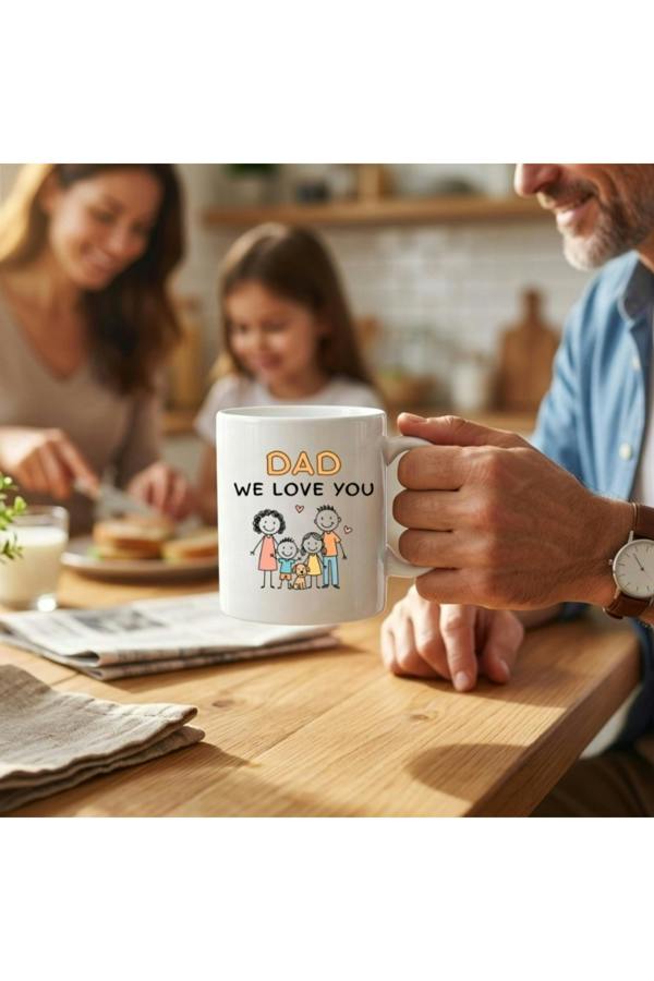 Dyzi Dad We Love You Mug Ceramic Coffee Cup