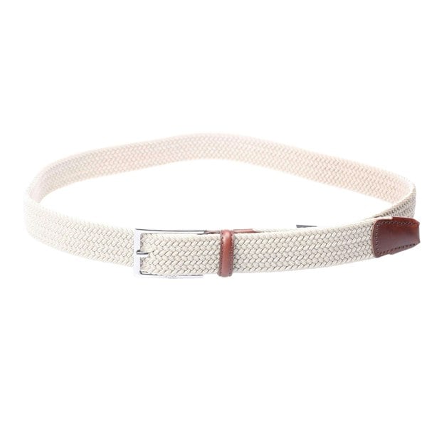 Boss Clori Woven Leather Belt - Beige
