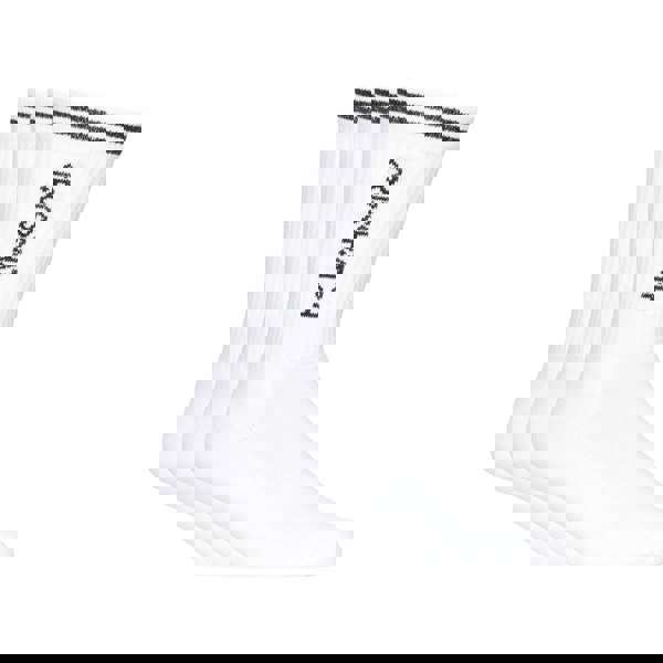 Crosshatch Mens Peppy Sports Socks (Pack of 3) - White/Black