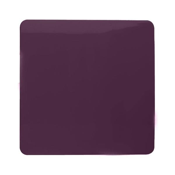 Trendi Switch Single Blanking Plate in Plum Purple