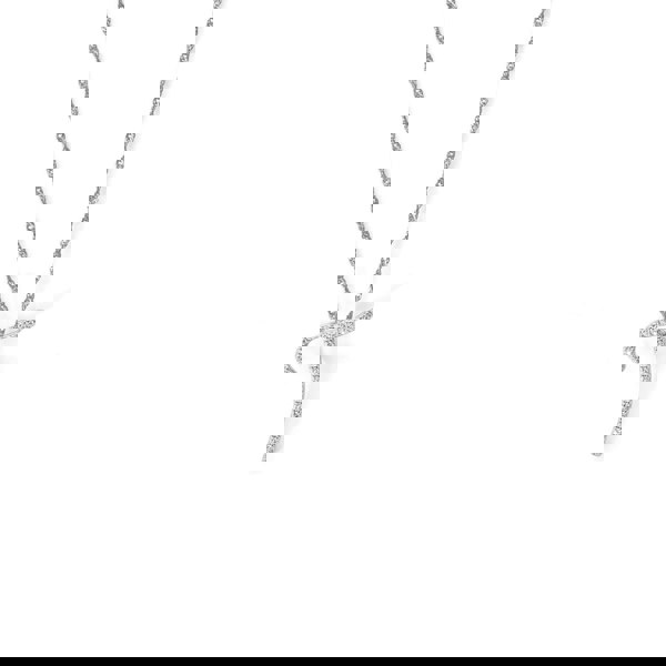 Say It With Luxe CZ Initial Necklace - Sterling Silver