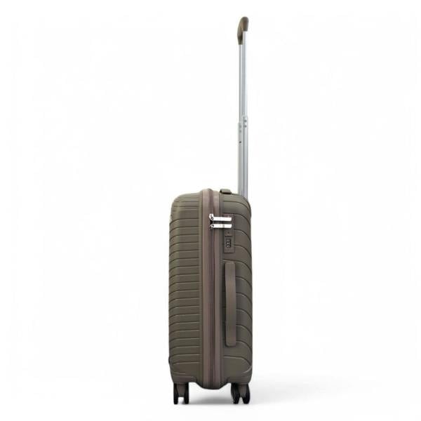 Infinity Luggage Robust PP Hard Shell 8 Wheels Luggage Travel Holiday Cabin Suitcase Set