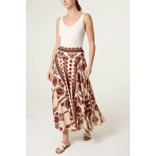 Blue Vanilla Deep Waist Flowy Pants