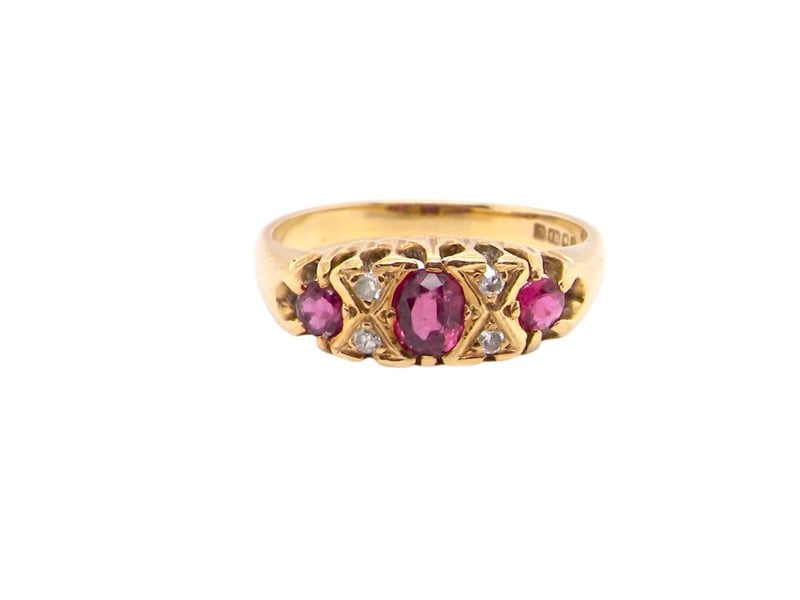  ruby and diamond ring