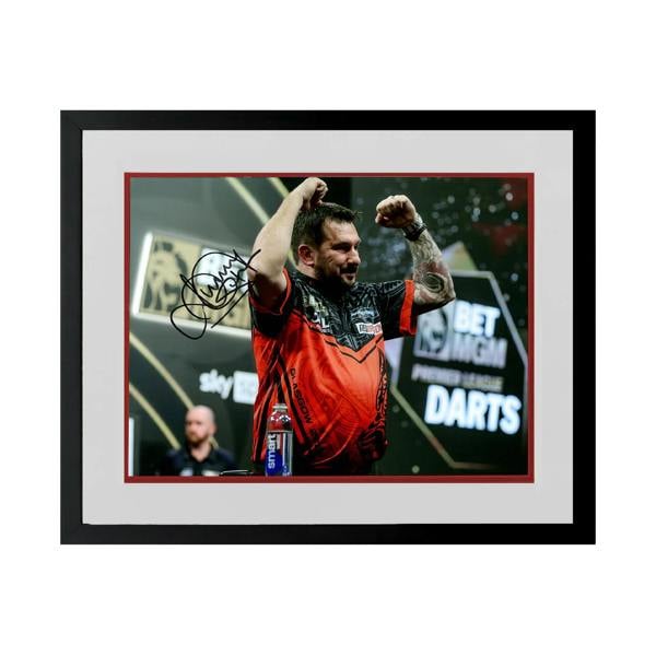 Jonny Clayton Signed 16x12 Image Deluxe Mount Frame #1