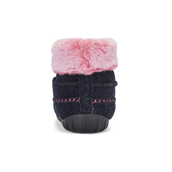 Gumbies Ossa Women's Slipper Boots - Navy & Pink