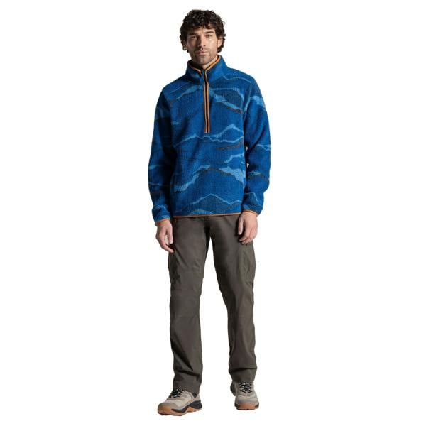 Craghoppers Mens National Trust Rawthey Landscape Fleece Top - Juniper Berry - 
