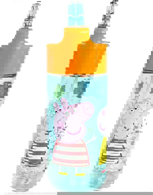 Peppa Pig Girls Blue Multi-Character Placement Prints Lunch Bag Bottle and Snack Pot (One Size)