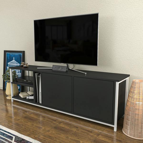 Decorotika Primrose Modern Tv Stand TV Cabinet for TV's up to 72"