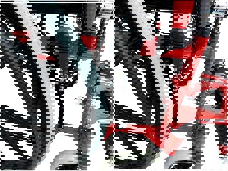 Aidapt Self propelled steel wheelchair Red