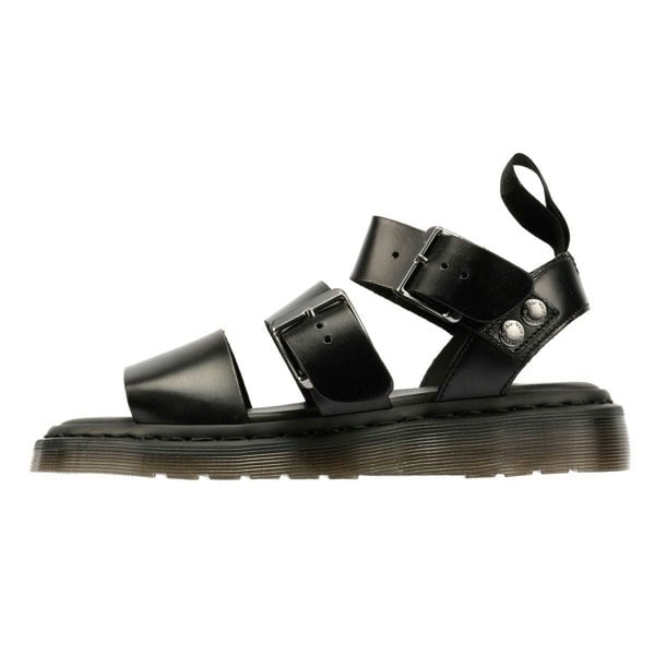Dr. Martens Gryphon Brando Leather Women's Black Sandals