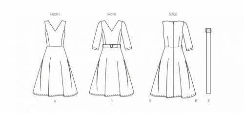 New Look Sewing Pattern 6748, Dresses for Women, 8-10-12-14-16-18 - Intermediate