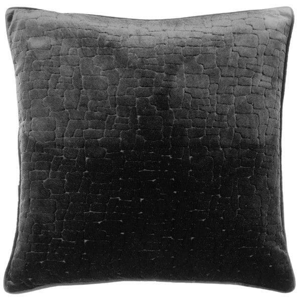 Paoletti Bloomsbury Velvet Cushion Cover - Black