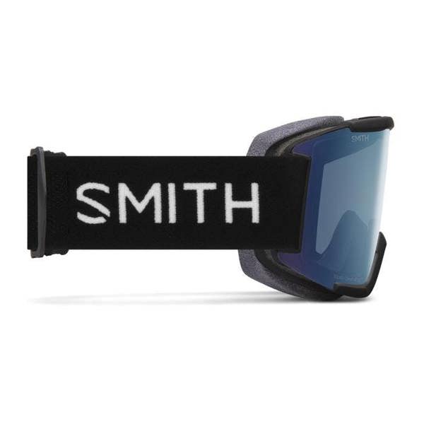 Smith Ski Goggles Squad 2QJ 4B Black ChromaPop Everyday Blue Mirror
