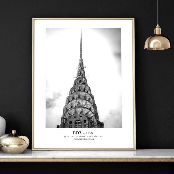 Black and white prints | set of 3 Manhattan wall art
