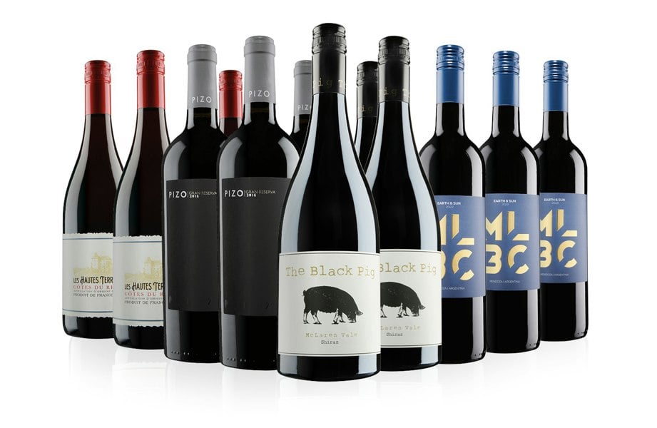 Virgin Wines - Luxury 12 Bottle Red Wine Case