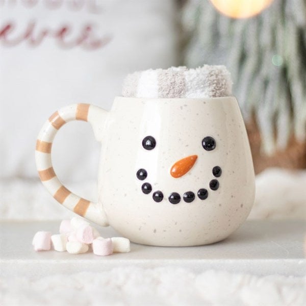 Serano Snowman Mug and Socks Set