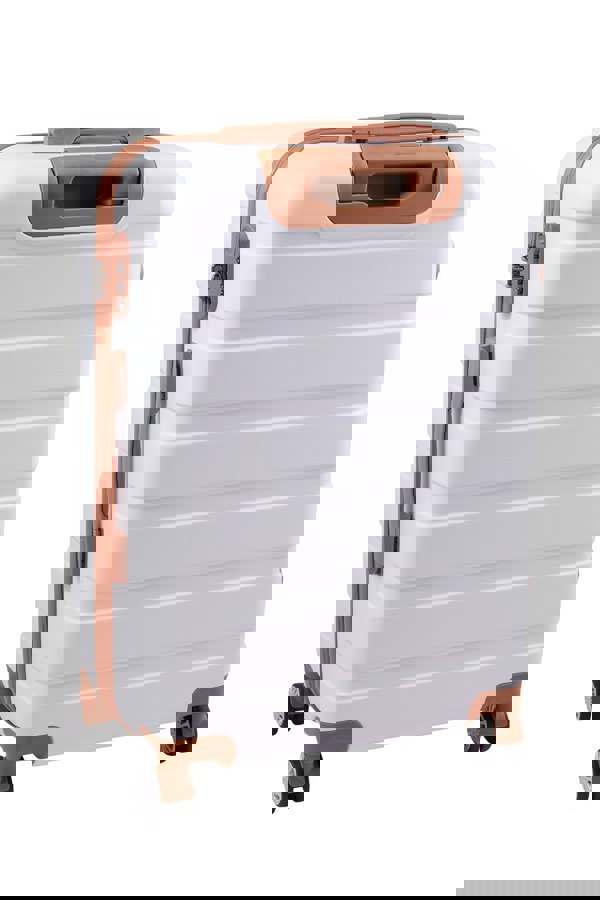 Living and Home 4PCS Color-Block Lockable Travel Suitcase Set