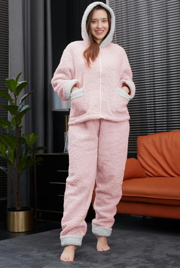 Ezysleep Snow Fleece PJ Lounge Set