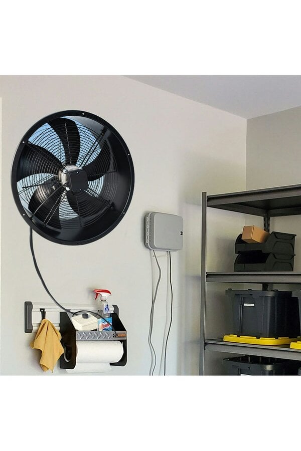 Living and Home Ventilation Wall-Mounted Exhaust Axial Fan 24-inch