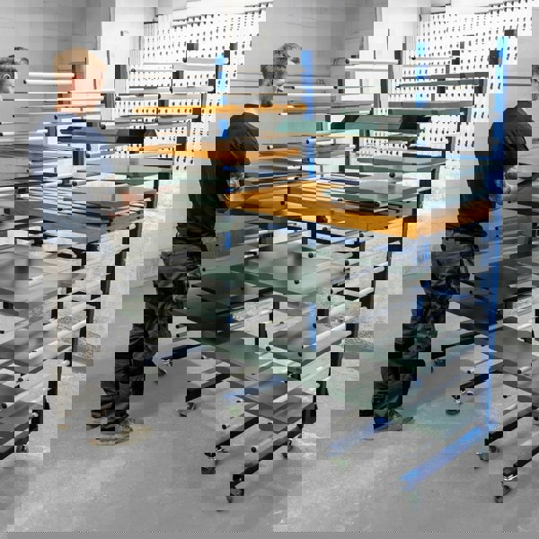 Monster Racking Combi Spray Drying Rack Trolley x 2 & Connector