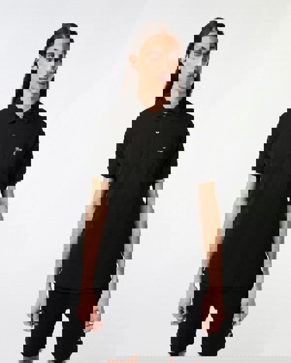 Lacoste Classic Fit L.12.12 Mens Short Sleeve Polo Shirt - Black 031