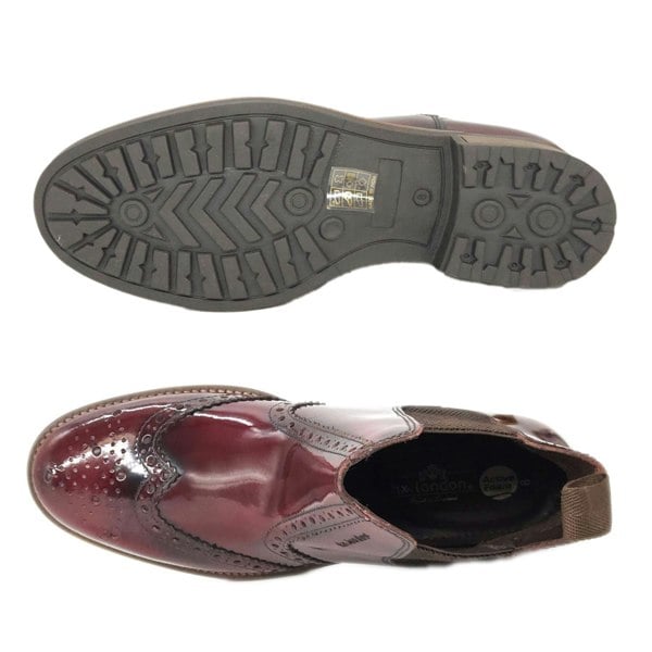 HX London Albert Brogue Chelsea Boots