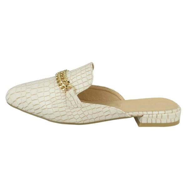 Spot On Ladies Spot On Wide Fit Open Back Mules F80536