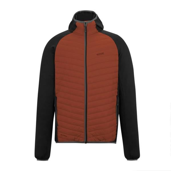 Regatta Mens Andreson Hybrid Jacket - Brick/Black - 