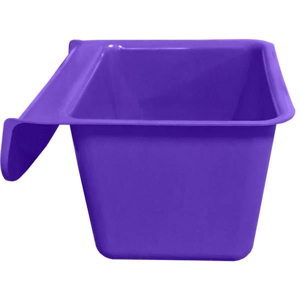 Ketoplastics Hook Over Feeder Horse A1 Manger Mountable Livestock Feed Bucket Trough - Purple - 15 Litre