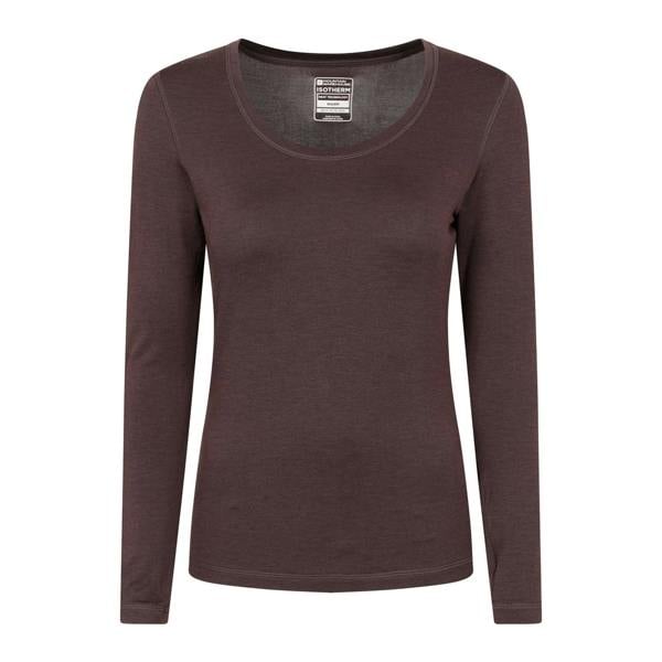 Mountain Warehouse Womens/Ladies Keep The Heat Thermal Top - Brown - 