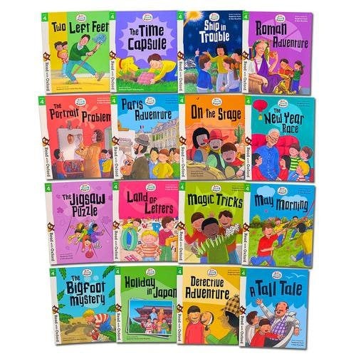 Biff, Chip and Kipper Stage 4-5 Read with Oxford: 32 Phonics Books Set