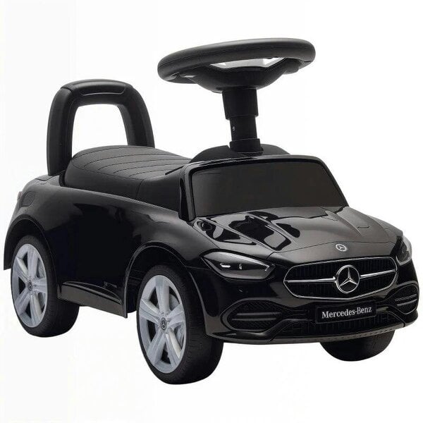 Official Mercedes-Benz Ride On Car, Foot to Floor Sliding Walker with Horn, Engine Sounds and Under-Seat Storage, Black